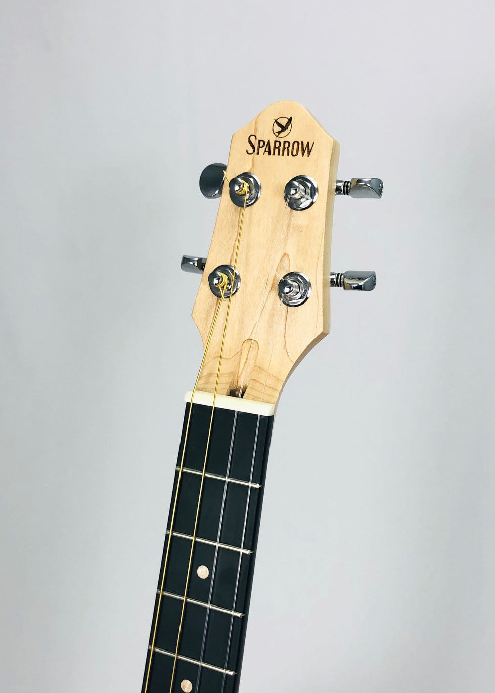 Sparrow Raven Nylon String Baritone Electric Ukulele