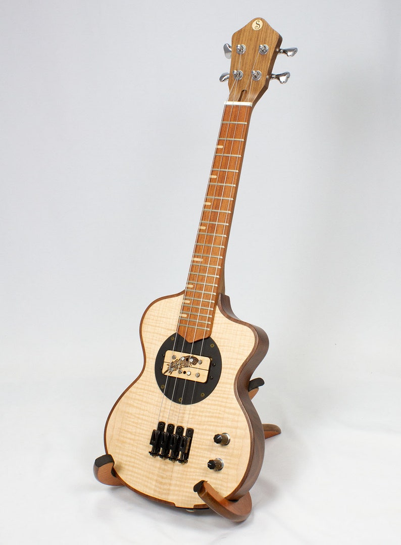 Sparrow Thunderbird Flamed Maple Semi-Hollow Steel String Tenor Electric Ukulele (Ships in 14 days)