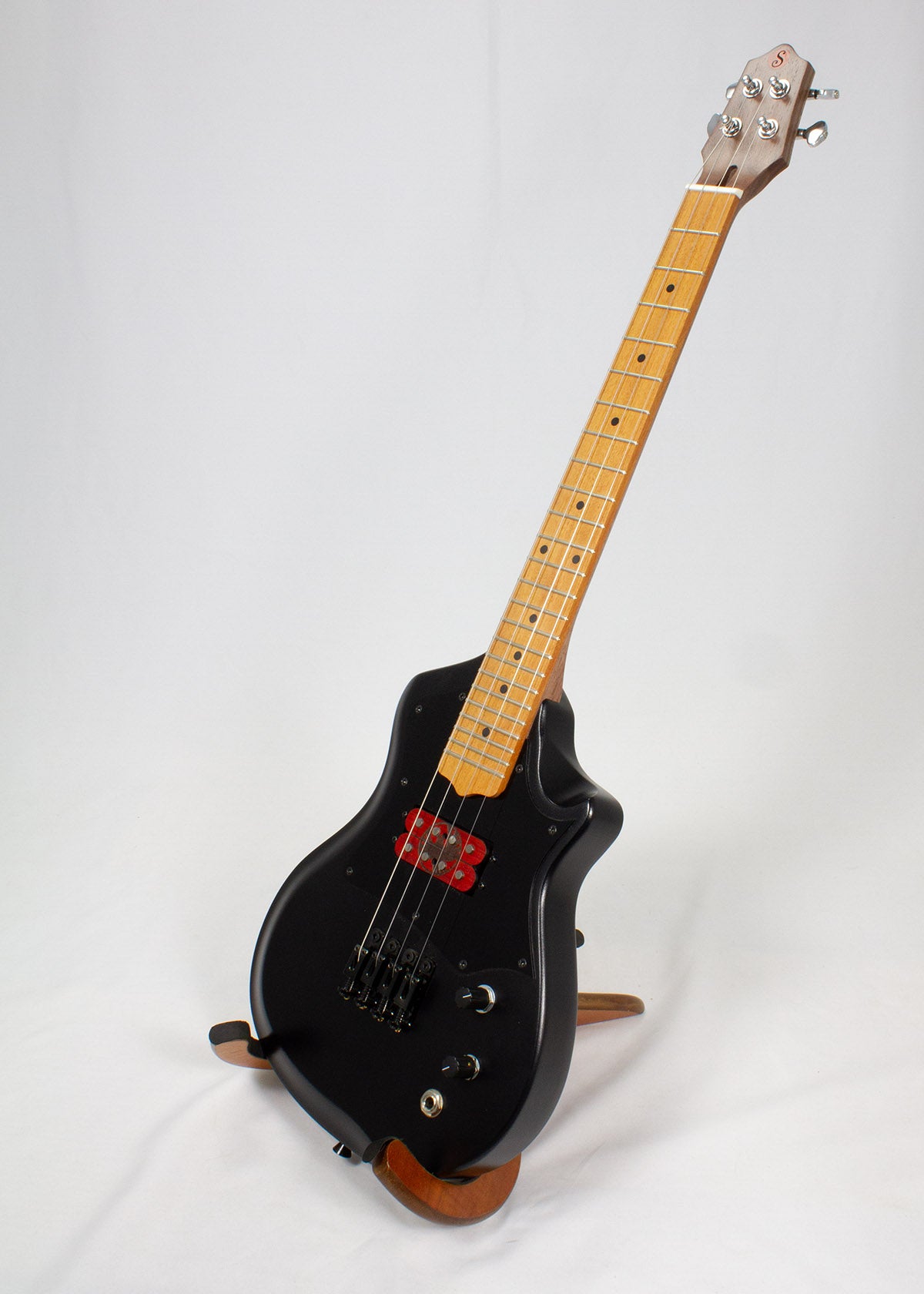 Sparrow Thunderbird Black Ash Steel String Baritone Electric Ukulele (Ships in 14 days)