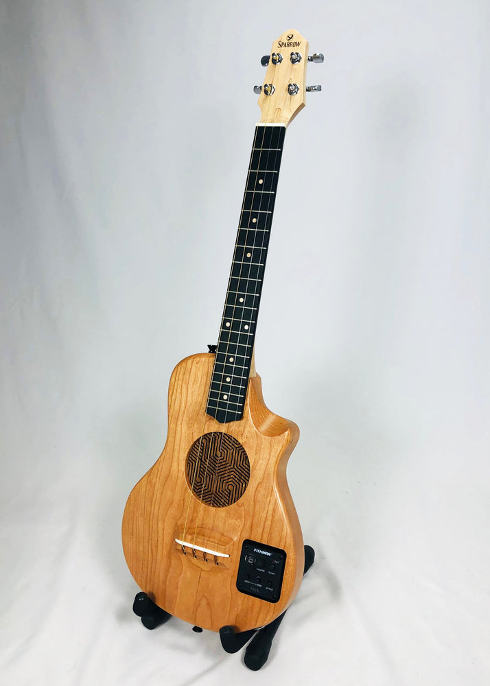 
                  
                    Sparrow Raven Nylon String Baritone Electric Ukulele
                  
                