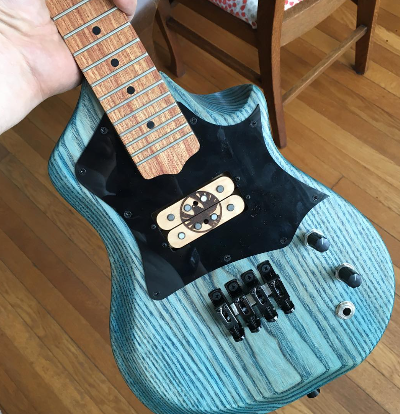 
                  
                    Custom Order for D.B. Sparrow Thunderbird Ash Steel String Baritone Electric Ukulele
                  
                