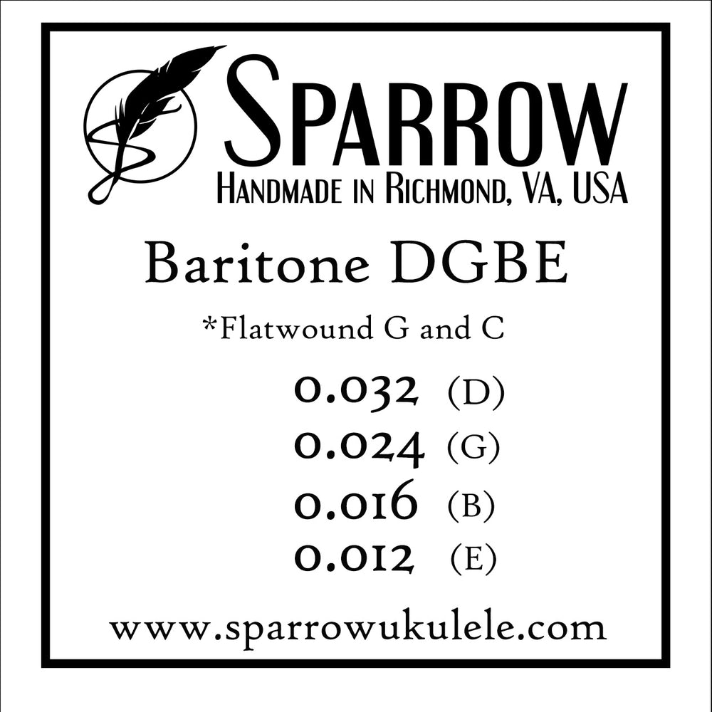 Sparrow Baritone Ukulele Strings