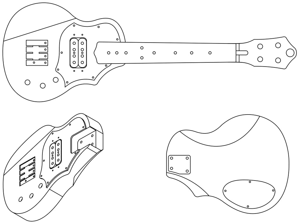 Custom Built Ukulele: Concert HB Cutaway with Arm Lean