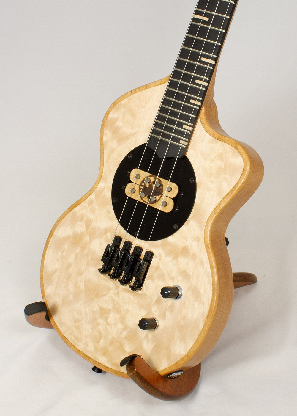 Custom Order for S.C. Sparrow Thunderbird Semi Hollow Steel String Baritone Electric Ukulele