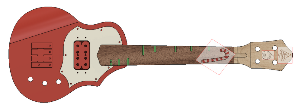 
                  
                    Custom Order for B.Q. Concert "Christmas" Ukuele
                  
                