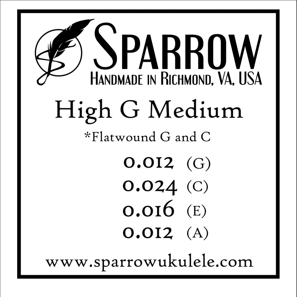 Sparrow Tenor High G Ukulele Strings