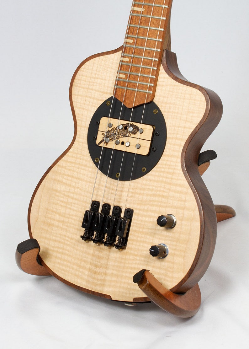 Sparrow Thunderbird Flamed Maple Semi-Hollow Steel String Tenor Electric Ukulele (Ships in 14 days)