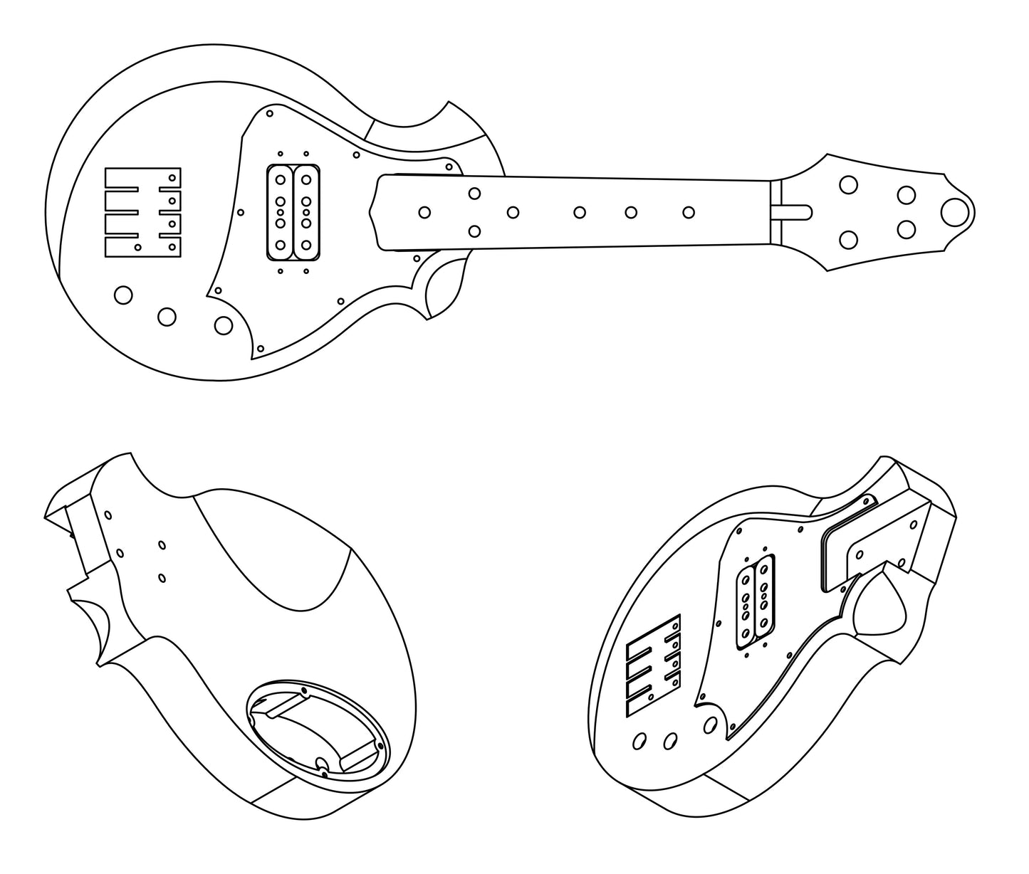 
                  
                    Custom Built Ukulele: Soprano Cutaway HB
                  
                