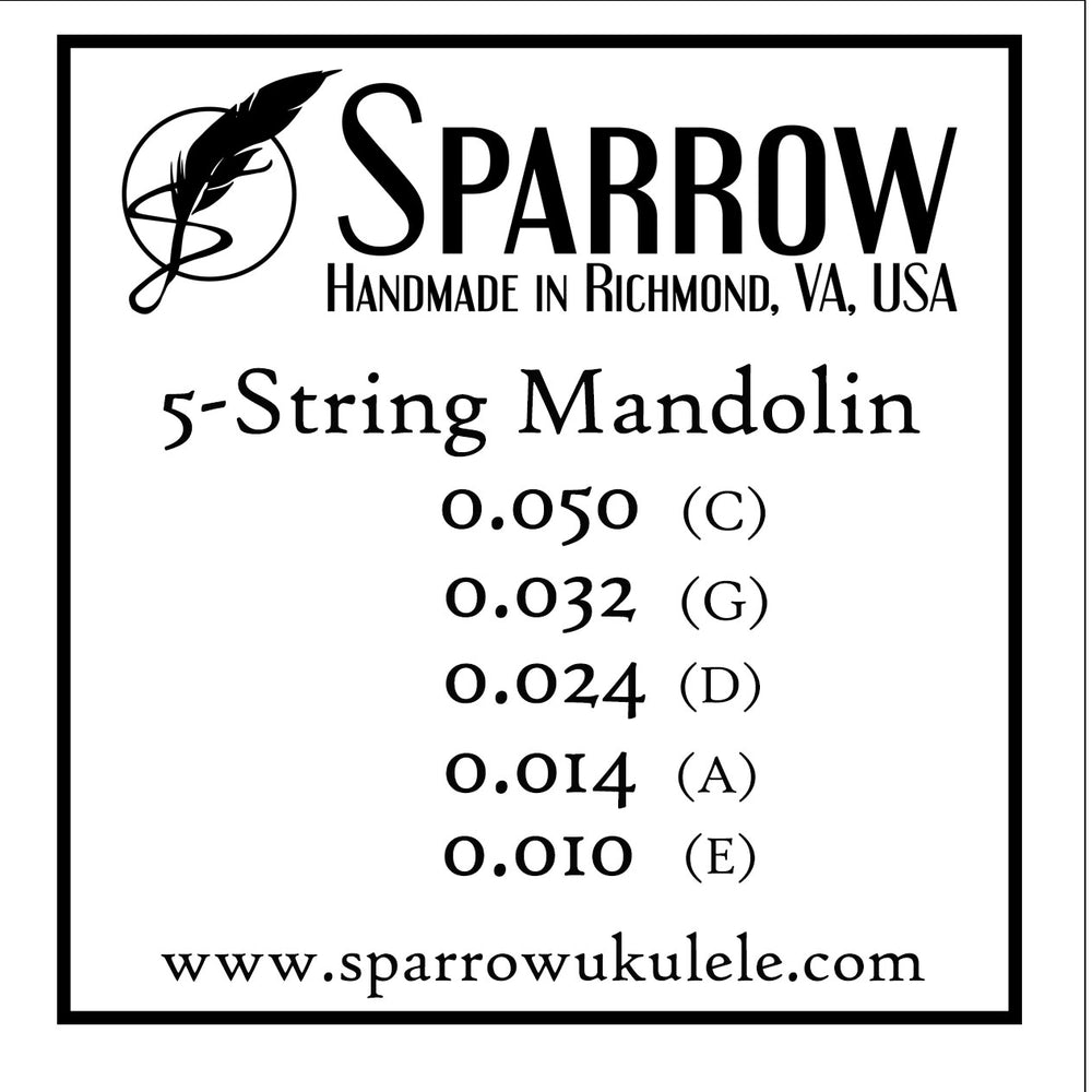 Sparrow 5-String Mandolin Strings