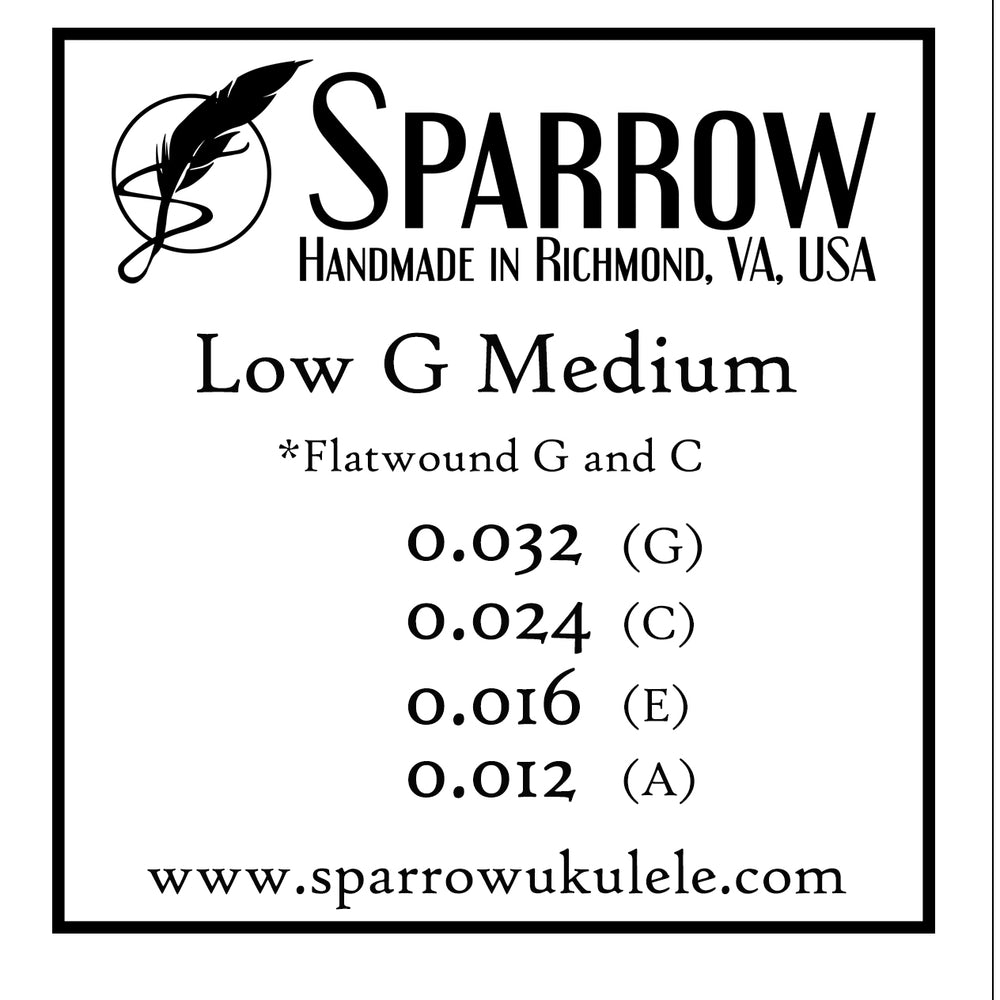 Sparrow Tenor Low G Ukulele Strings